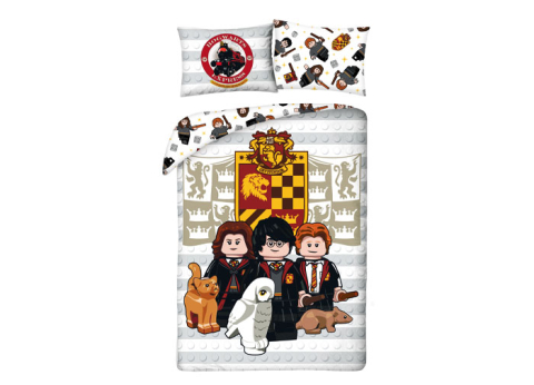 LEGO - Lenjerie de pat LEGO Harry Potter 140×200