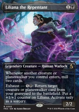Singles Trading Card Games - Liliana the Repentant Reality Fracture: Extras - Singles 305