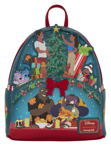 Lilo & Stitch by Loungefly Mini Backpack Holiday Celebration [5]