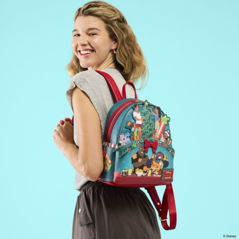 Lilo & Stitch by Loungefly Mini Backpack Holiday Celebration [0]