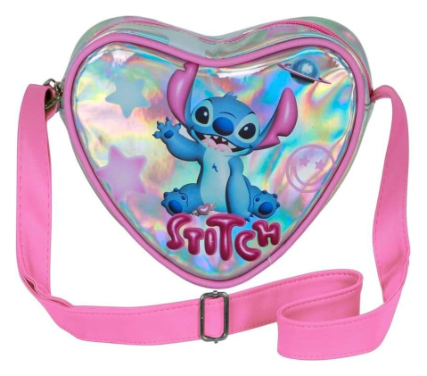 Fashion & Accessories - Lilo & Stitch Casual Heart Shoulder Bag Cosmic