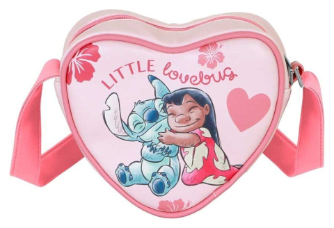 Fashion & Accessories - Lilo & Stitch Casual Heart Shoulder Bag Lovebug