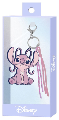 PRECOMENZI - Lilo & Stitch Charm Keyring Angel Cute