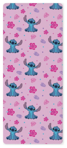 PRECOMENZI - Lilo & Stitch Fitted Sheet Lilo Pink 90 x 200 x 25 cm