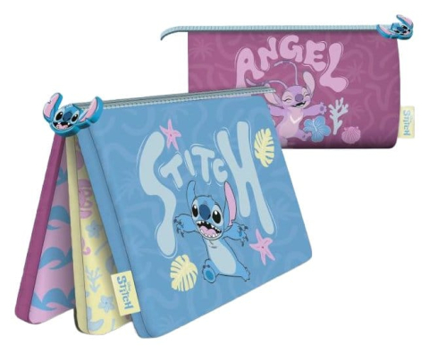 PRECOMENZI - Lilo & Stitch Multi-Pouch Pencil Case In The Sun Display (6)