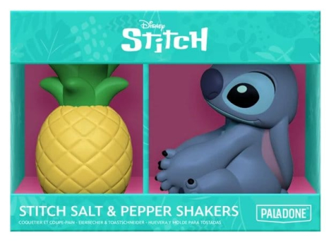 PRECOMENZI - Lilo & Stitch Salt and Pepper Shakers Stitch and Pineapple