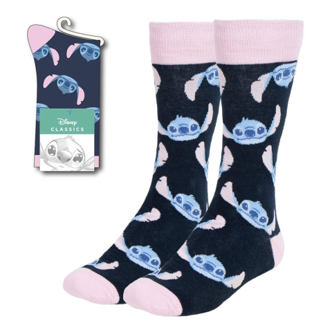 Fashion & Accessories - Lilo & Stitch Socks Stitch's Face Rosa 36-43