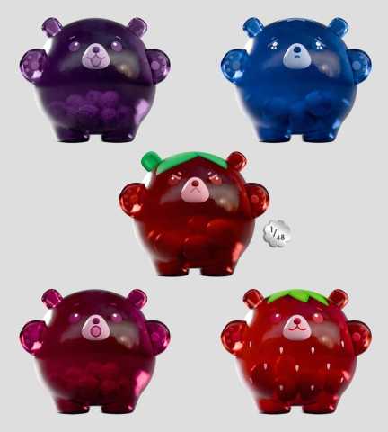 Little Bearries Mini Figures S1 5 cm Blind Box Display (4) [8]