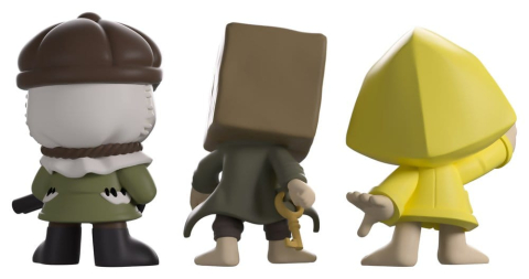 Collectibles - Little Nightmares II Minitooz 3-Pack Mono, Six & Hunter 7 cm
