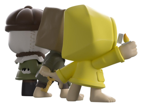 Little Nightmares II Minitooz 3-Pack Mono, Six & Hunter 7 cm [1]