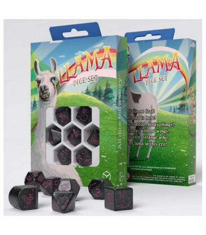 Accesorii pentru boardgames - Llama Dice Set: Spitty