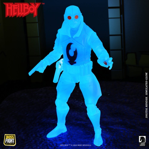 Jucarii - Lobster Johnson 1/12 Action Figure The Ghost of Lobster Johnson (Limited Edition) heo exclusive 17 cm