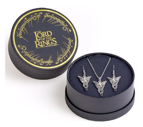 Lord of the Ring Earrings and Necklace Gift Set Evenstar [1]