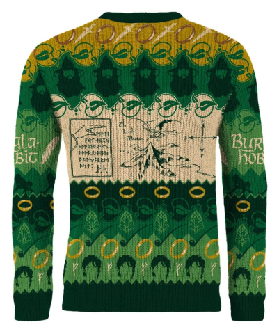 PRECOMENZI - Lord of the Rings Christmas Sweater The Shire Size M
