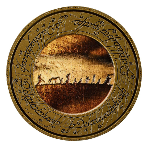 Lord of the Rings Coin with Display Stand The Fellowship [10]