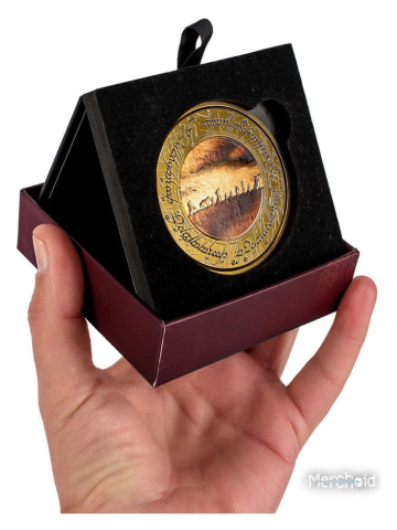 Lord of the Rings Coin with Display Stand The Fellowship [7]