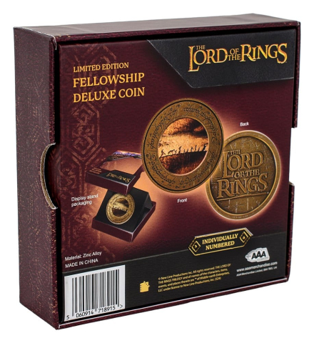 Lord of the Rings Coin with Display Stand The Fellowship [1]