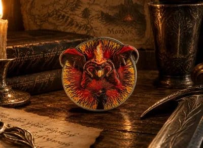 PRECOMENZI - Lord of the Rings Coin "You Shall Not Pass" Balrog Deluxe