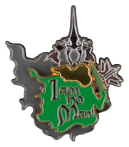 PRECOMENZI - Lord of the Rings Collectors Pins 2-Pack No Man can Kill Me & I Am No Man! 7 cm