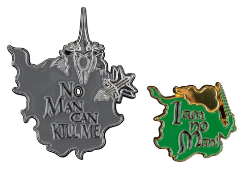 Lord of the Rings Collectors Pins 2-Pack No Man can Kill Me & I Am No Man! 7 cm [1]