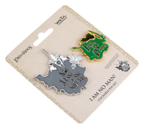 Lord of the Rings Collectors Pins 2-Pack No Man can Kill Me & I Am No Man! 7 cm [2]