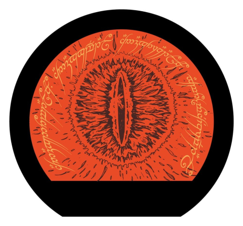 PRECOMENZI - Lord of the Rings Lamp Sauron Eye 21 cm