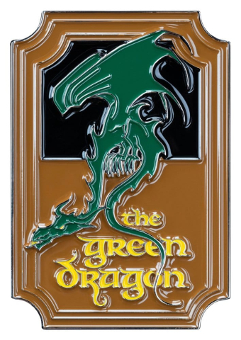 PRECOMENZI - Lord of the Rings Magnet The Green Dragon (Enamel) 7 cm