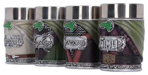 PRECOMENZI - Lord of the Rings Mini Cup Set The Fellowship 4 cm