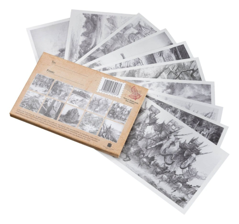 Lord of the Rings Postcards Set Concept Art by Alan Lee: The Lord of the Rings 15 x 12 cm [3]