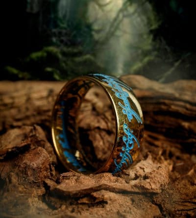 Lord of the Rings Replica One Ring Glow in the Dark [6]
