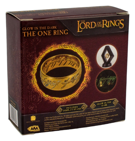 Lord of the Rings Replica One Ring Glow in the Dark [9]