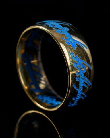 Lord of the Rings Replica One Ring Glow in the Dark [4]