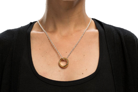 Lord of the Rings Tungsten Ring The One Ring (gold plated) Size 10 [5]