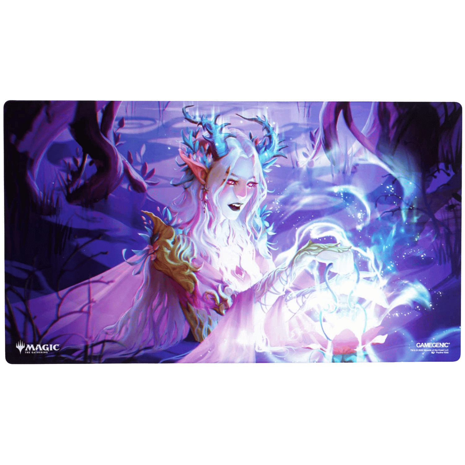 Magic The Gathering - Lorwyn Eclipsed Shiny Playmat – Twilight Diviner