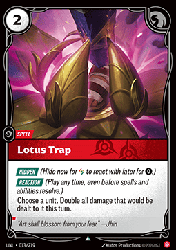 Singles Trading Card Games - Lotus Trap Unleashed - Singles 013 FOILED