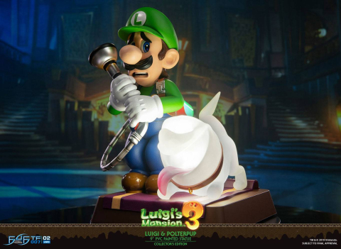 PRECOMENZI - Luigi's Mansion 3 PVC Statue Luigi & Polterpup Collector's Edition 23 cm