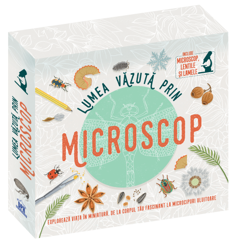 Rechizite, Creativitate, Hobby - Lumea vazuta prin microscop – Kit educativ stiinta 8+ ani