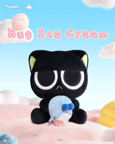 PRECOMENZI - Luo Xiaohei Hug Series Plush Keyring Blind Box Display (6)