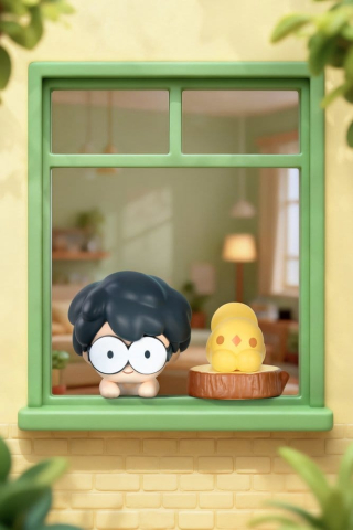 Luo Xiaohei Peekrin Series 1 Blind Box Mini Figures 2-Pack Display (4) [8]
