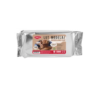 Rechizite, Creativitate, Hobby - LUT MODELAJ 1KG TERACOTA DACO LT1000T
