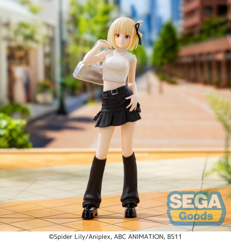 PRECOMENZI - Lycoris Recoil High Premium Figure PVC Figure Chisato Nishikigi Street Snap 20 cm