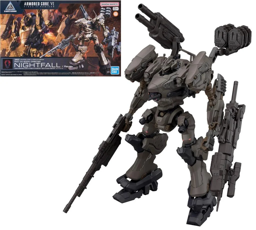 Figurine - Macheta Armored Core VI RaD CC-2000 Orbiter Nightfall – Bandai 30MM