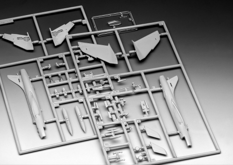 Macheta Hawker Hunter FGA.9 – Avion de lupta britanic 1:72 [5]