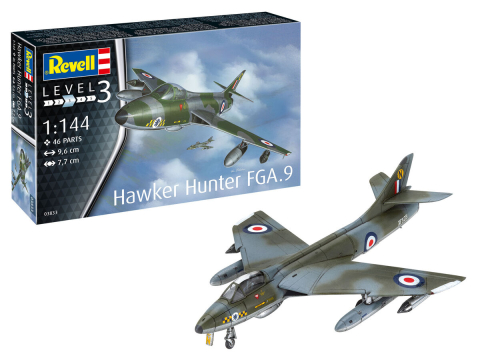 Figurine - Macheta Hawker Hunter FGA.9 – Avion de lupta britanic 1:72