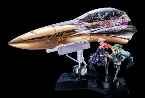 Macross Frontier Plastic Model Kit PLAMAX MF-98: minimum factory Fighter Nose Collection YF-29 GALAXY SET 90 cm [1]
