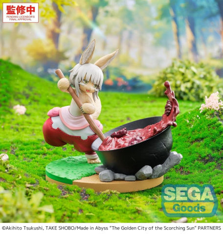 PRECOMENZI - Made in Abyss: The Golden City of the Scorching Sun Luminasta PVC Figure Nanachi ~Dreaming of Mealtime~ 14 cm