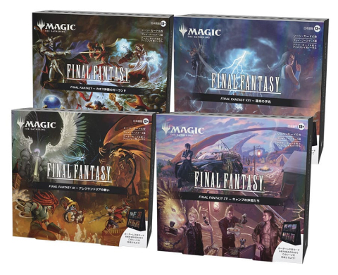 Magic The Gathering - Magic the Gathering Final Fantasy Scene Box Display (4) – Japanese