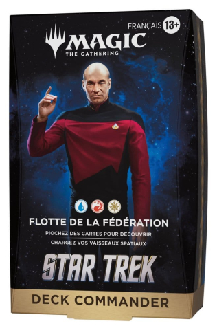 PRECOMENZI - Magic the Gathering Star Trek Commander Decks Case (4) french