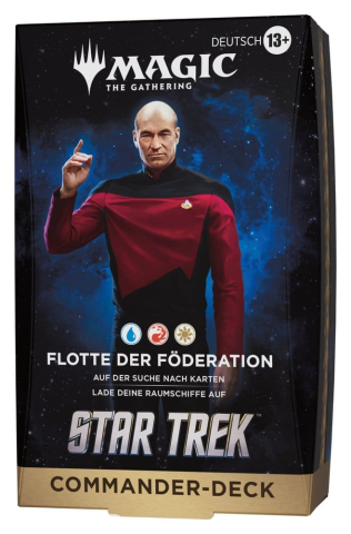 Magic the Gathering Star Trek Commander Decks Case (4) german [0]