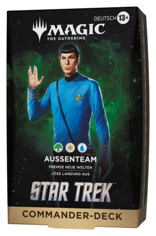 Magic the Gathering Star Trek Commander Decks Case (4) german [1]